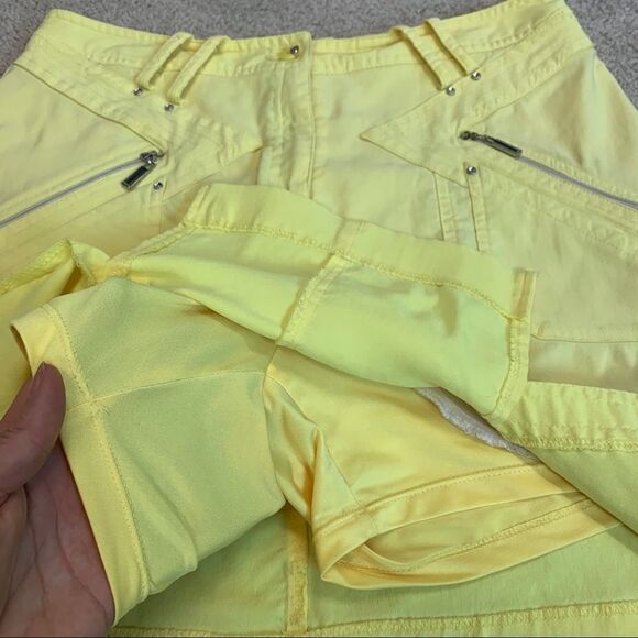 Jamie Sadock yellow golf skirt skort Sz 6/8 - Picture 5 of 12